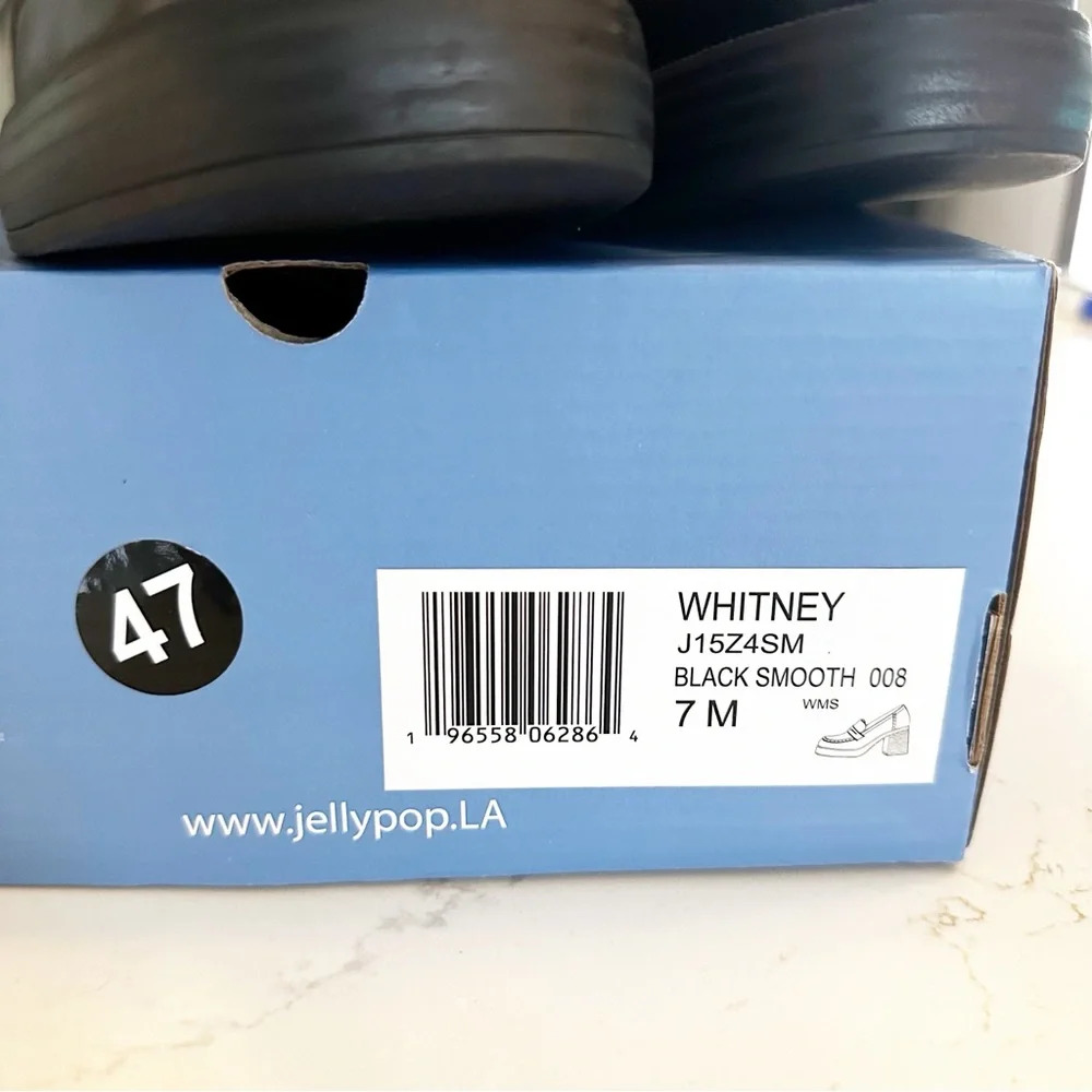 Jellypop Whitney | Y2K
| Heeled Loafers | NEW | Black | 7 - Picture 6 of 6